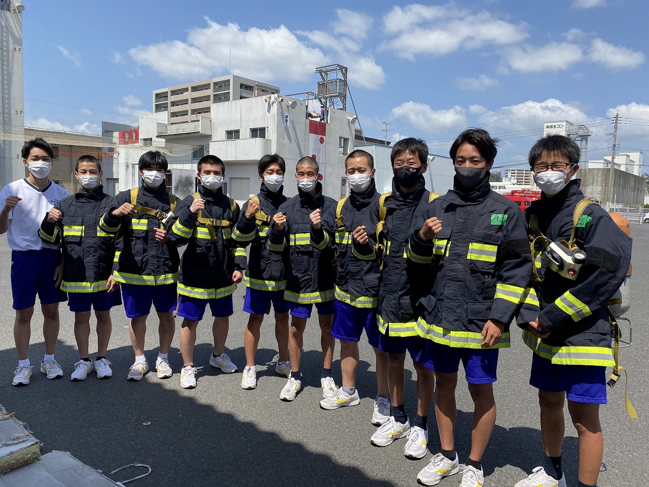 進学・公務員コース 鹿児島消防局見学 | 日章学園 鹿児島城西高等学校