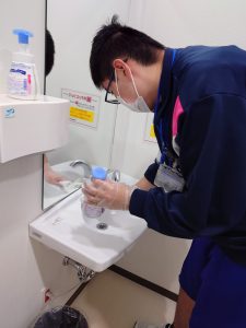 清掃 日章学園 鹿児島城西高等学校