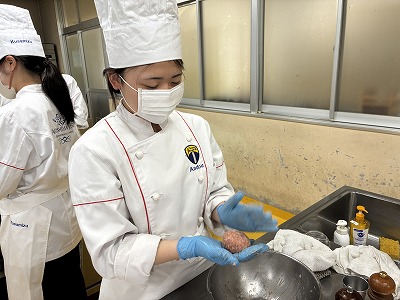 調理科2年生 調理実習♫ 1 IMG 5641 日章学園 鹿児島城西高等学校