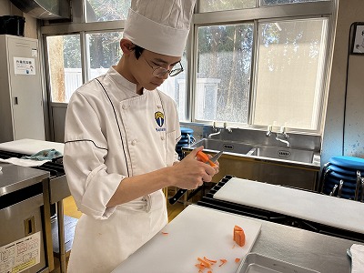 調理科 校内技能検定 5 IMG 6017 日章学園 鹿児島城西高等学校