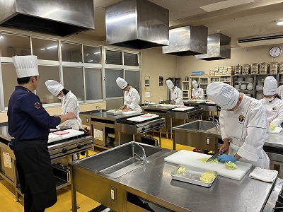 調理科 校内技能検定 6 IMG 6142 日章学園 鹿児島城西高等学校