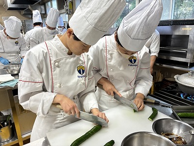 調理科1年生調理実習紹介♫ 2 IMG 6334 日章学園 鹿児島城西高等学校